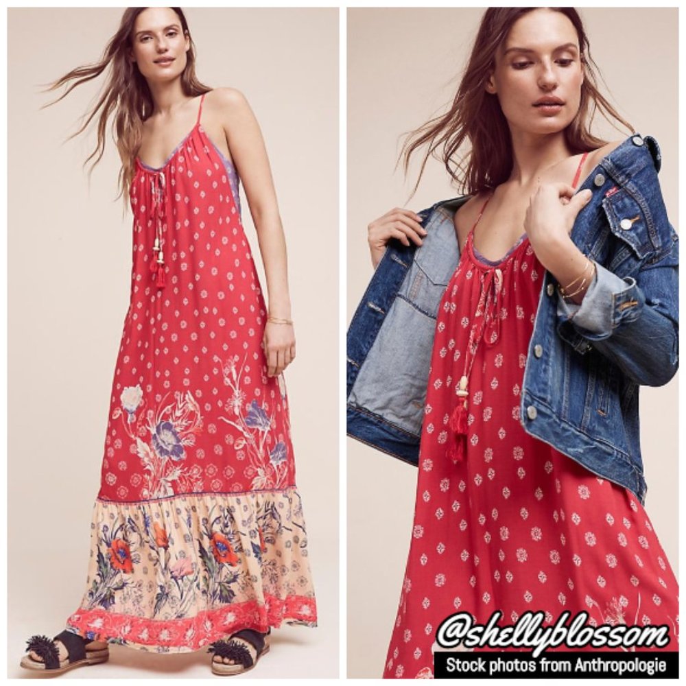 VGUC Anthropologie Juniper Maxi Dress